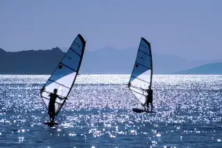 Windsurfer in Action