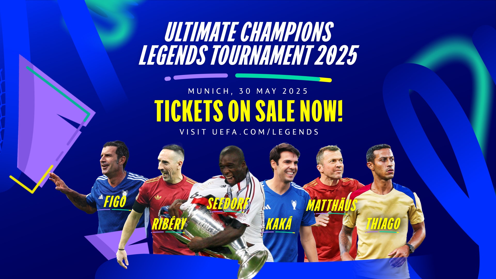 Tickets for the Ultimate Champions Legends Tournament 2025