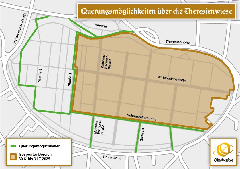 Querung der Theresienwiese