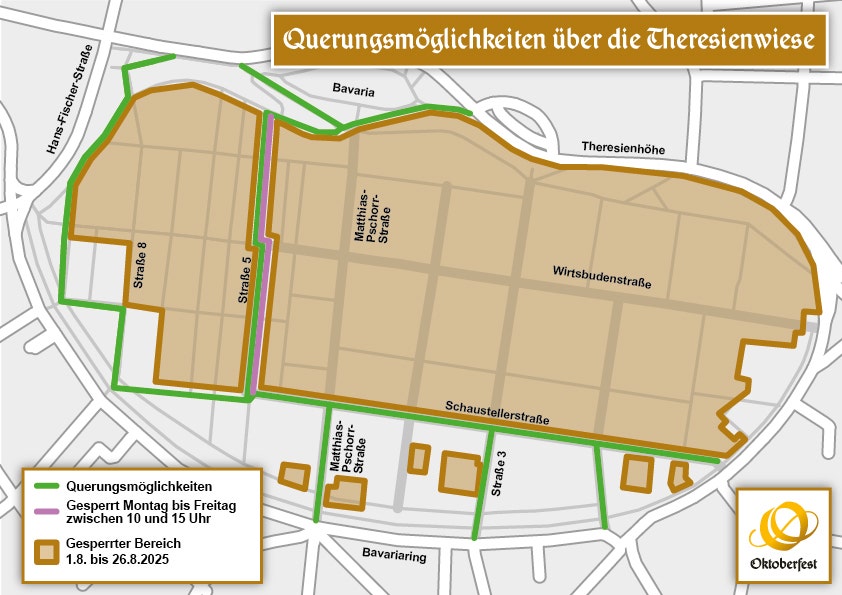 Querung der Theresienwiese
