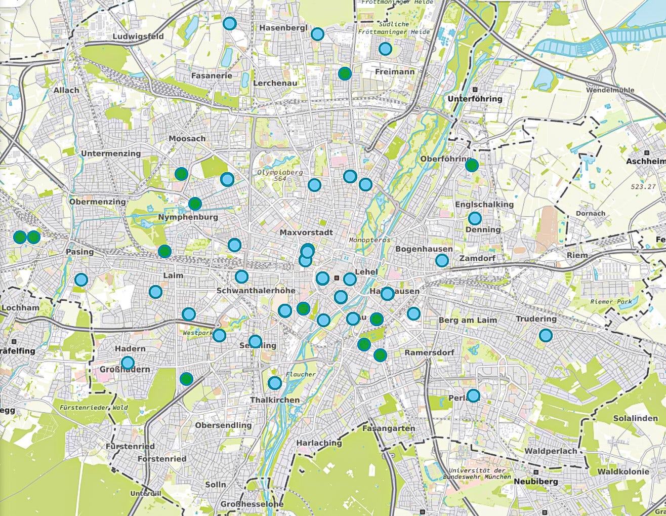 Hallensport-Standorte in München