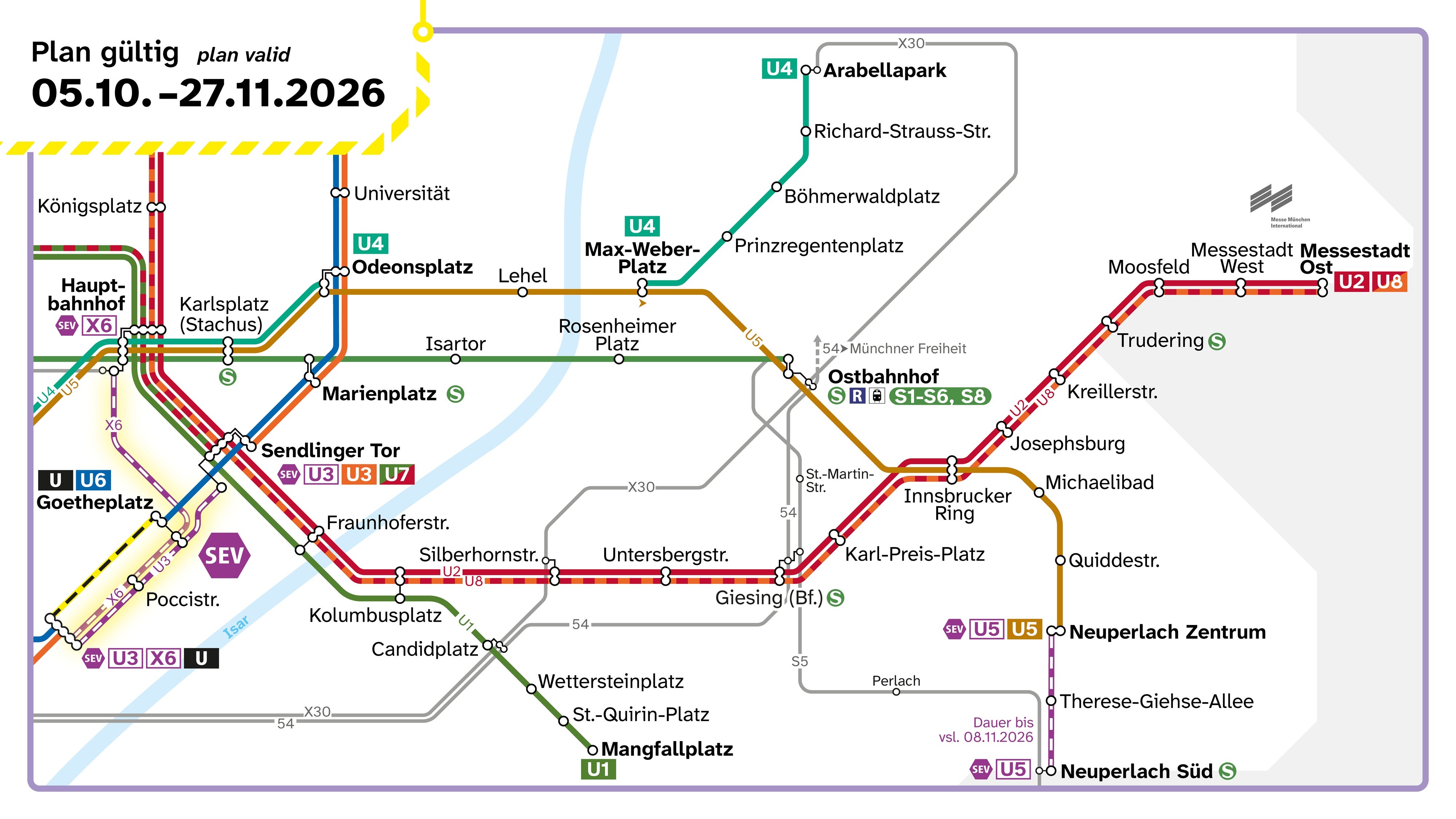 Linienplan U4/U5