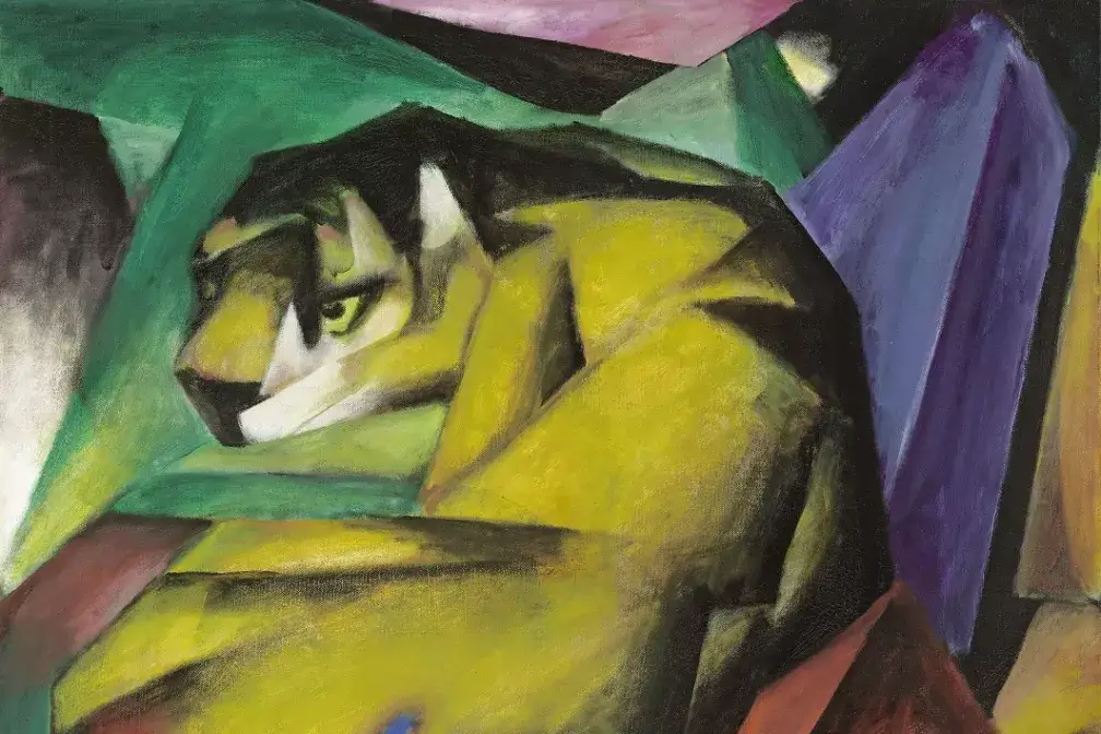 Franz Marc - Der Tiger