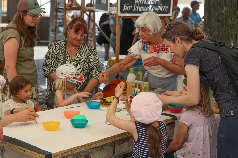 Kinderprogramm beim Stadtgeburtstag