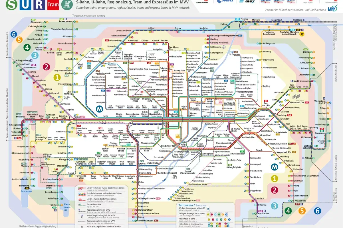 Tarife im Münchner Nahverkehr Infos zu den Zonen muenchen.de