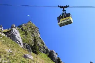 Mit der Seilbahn auf den Wendelstein