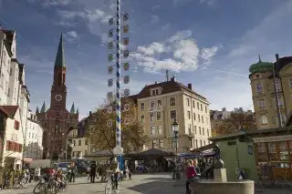Der Wiener Platz in Haidhausen Der Wiener Platz in Haidhausen