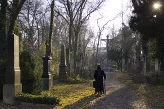 Alter Südfriedhof im Herbst