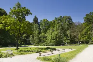 Der Südpark in Obersendling