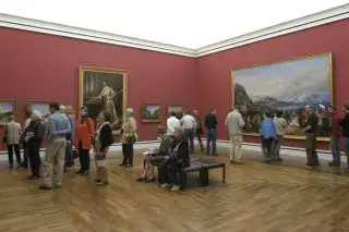 20210816_Neue_Pinakothek Besucher in der Neuen Pinakothek