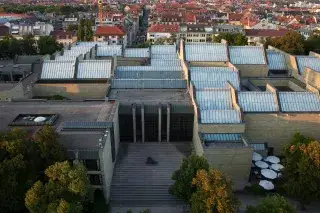 Die Neue Pinakothek von oben Die Neue Pinakothek von oben