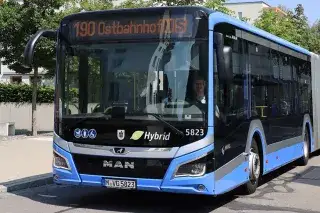 Hybridbus der MVG in München