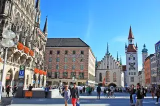 Der Münchner Marienplatz