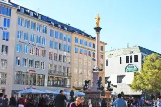 Der Münchner Marienplatz