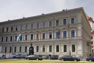 Das Odeon, Sitz des Bayerischen Innenministeriums.