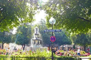 Sommer am Weißenburger Platz in Haidhausen Sommer am Weißenburger Platz in Haidhausen