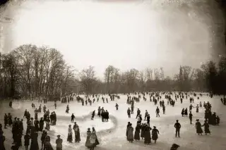 Historische Aufnahme im Englischen Garten