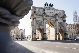 Das Siegestor trennt die Maxvorstadt und Schwabing