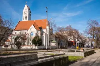 Die Erlöserkirche in Schwabing