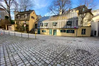 Die Herbergshäuschen an der Kreppe in Haidhausen Die Herbergshäuschen an der Kreppe in Haidhausen