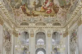 Der Steinerner Saal, Schloss Nymphenburg. Der Steinerner Saal, Schloss Nymphenburg.