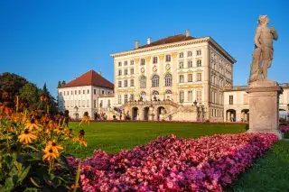 Schloss Nymphenburg, Außenansicht.