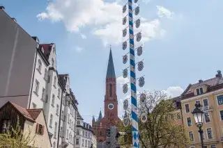 Der Wiener Markt in München. Der Wiener Markt in München.