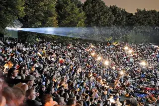 Publikum bei Kino, Mond & Sterne Open-Air Kino