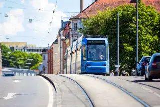 Tram an der Reichenbachbrücke