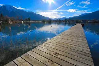 Blick über den Tegernsee vom Steg