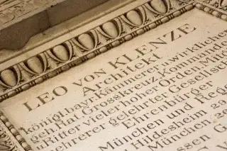 Grabinschrift Leo von Klenze Grabinschrift Leo von Klenze