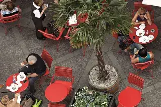 Terrasse vom Café Luitpold