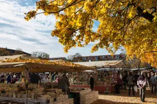 Sonnige Herbststimmung auf der Auer Dult - Kirchweihdult