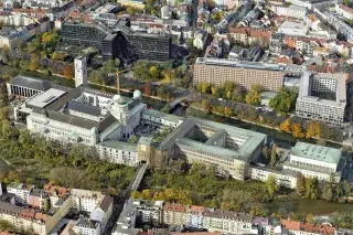 Luftaufnahme vom Deutschen Museum Luftaufnahme vom Deutschen Museum