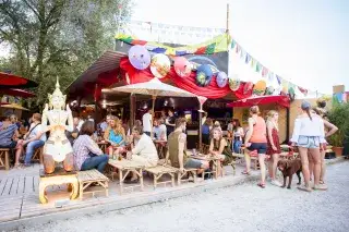 Buddha Bar auf dem Tollwood Sommerfestival.
