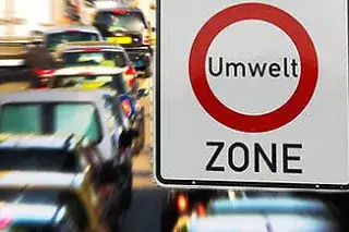 Schild vor Umweltzone