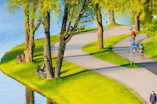 Wege im Olympiapark