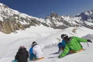 Rodeln auf der Zugspitze