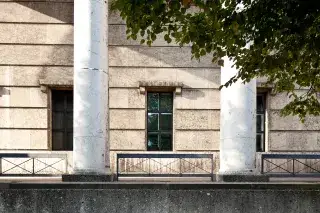 Historische Säulen am Haus der Kunst Historische Säulen am Haus der Kunst