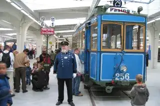 Historische Tram im MVG Museum