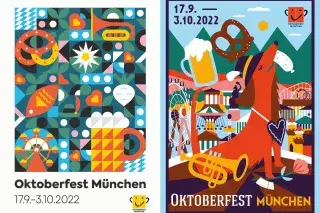 Platz 2 und 3 beim Oktoberfest-Plakatwettbewerb Platz 2 und 3 beim Oktoberfest-Plakatwettbewerb