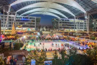 Der Weihnachts- und Wintermarkt am Flughafen München