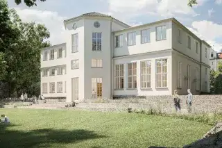So soll der Garten des Alpinen Museums mit Terrassenstufen nach der Sanierung aussehen So soll der Garten des Alpinen Museums mit Terrassenstufen nach der Sanierung aussehen