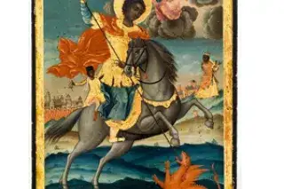Gemälde der Reiterheiligen Gemälde der Reiterheiligen