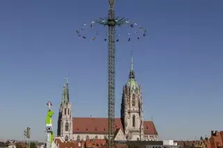 201209-st-paul-kirche-dult Aussicht Wiesn von der St. Paulskirche
