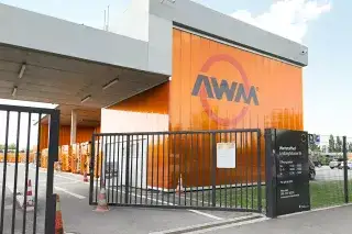Wertstoffhof des AWM in Freimann Wertstoffhof des AWM in Freimann