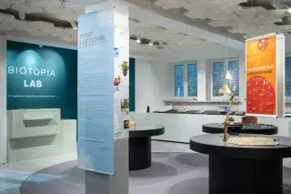 In den Ausstellungsräumen des BIOTOPIA Lab In den Ausstellungsräumen des BIOTOPIA Lab