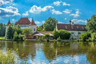 Schloss Blutenburg im Sommer Schloss Blutenburg im Sommer