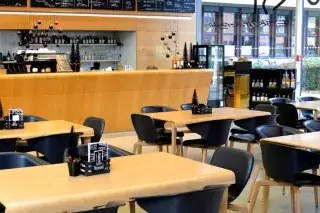 Im Museum Brandhorst befindet sich ein gemütliches Café