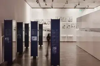 Die Dauerausstellung "Stimmen_Orte_Zeiten" im Jüdischen Museum Die Dauerausstellung "Stimmen_Orte_Zeiten" im Jüdischen Museum